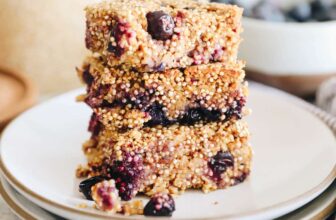 Blueberry Quinoa Bars – The Healthy Maven
