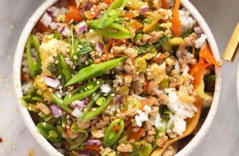 Vibrant Egg Roll in a Bowl (low-carb + g/f)