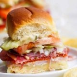Italian Grinder Sliders on Hawaiian Buns